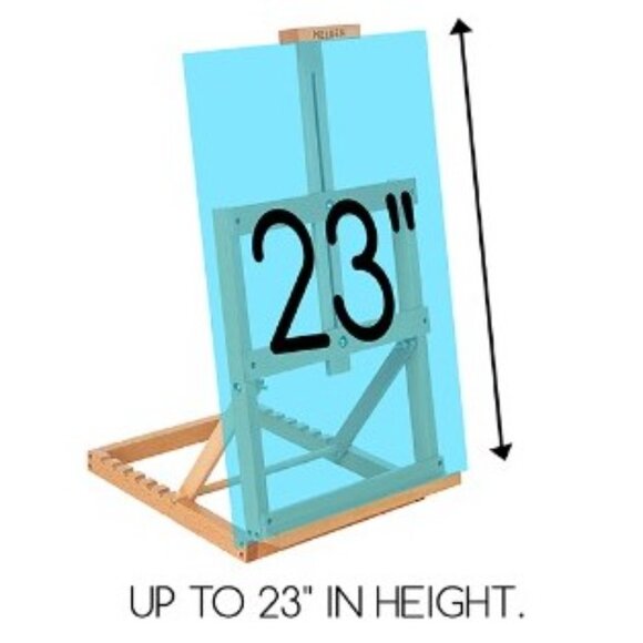 EASEL * HEAVY DUTY TABLETOP EASEL H-FRAME WOOD *NEW! - Picture 6 of 7